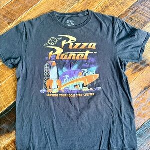 Pizza Planet Black Graphic Tee
